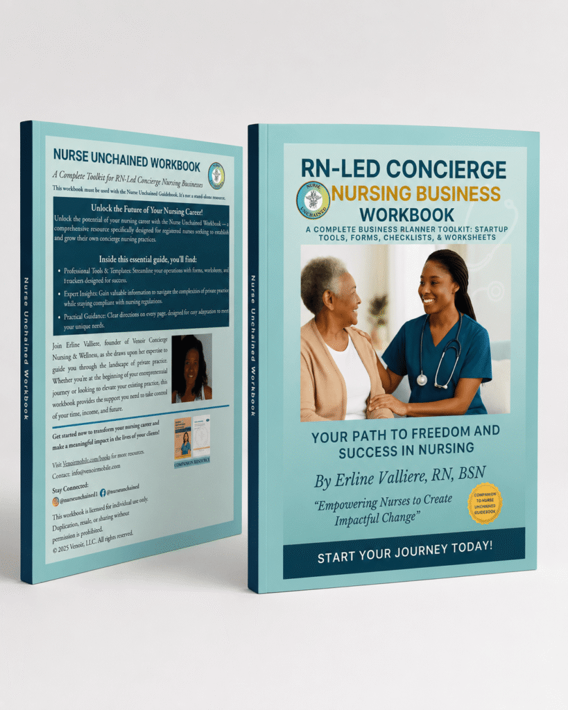concierge nursing business workbook