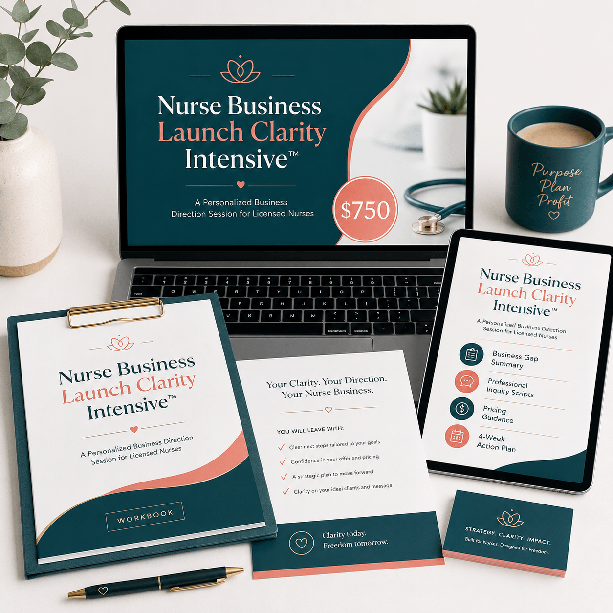Nurse Business Launch Clarity Intensive for licensed nurse entrepreneurs
