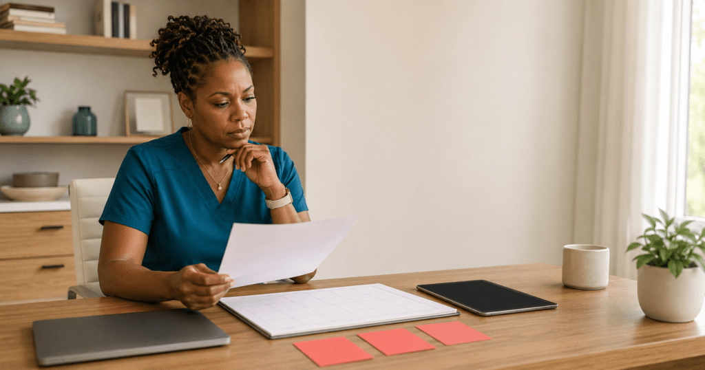 Nurse entrepreneur evaluating whether clients will pay cash for concierge nursing services