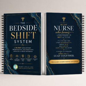 nurse shift report notebook