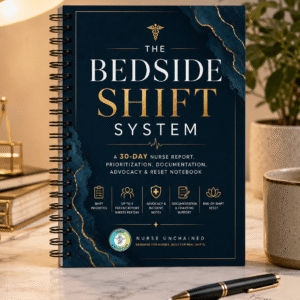 nurse shift report notebook