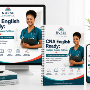 CNA English Ready live online course for Haitian Creole-speaking CNA students